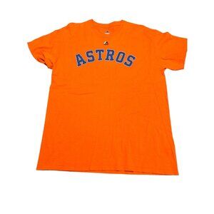 Houston Astros Jose Altuve #27 Orange Men's Large T-Shirt
